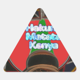 Customise Product Triangle Sticker