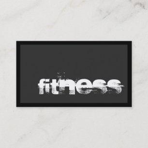Customise Professional Fitness Sport Business Card