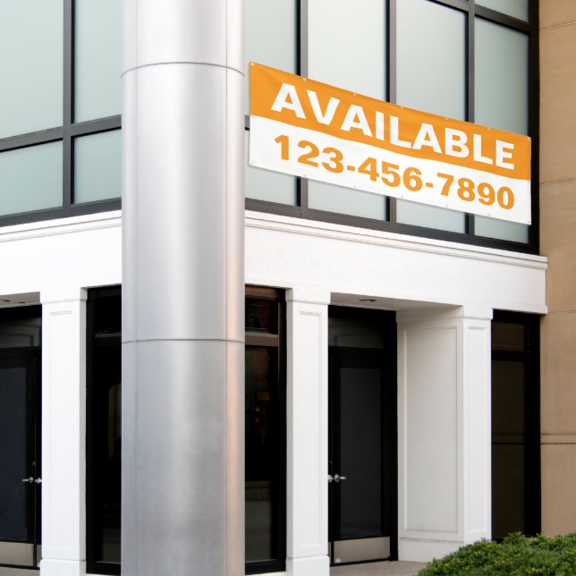 Customise Property Available Lease Rent Generic Banner (Outside Building)