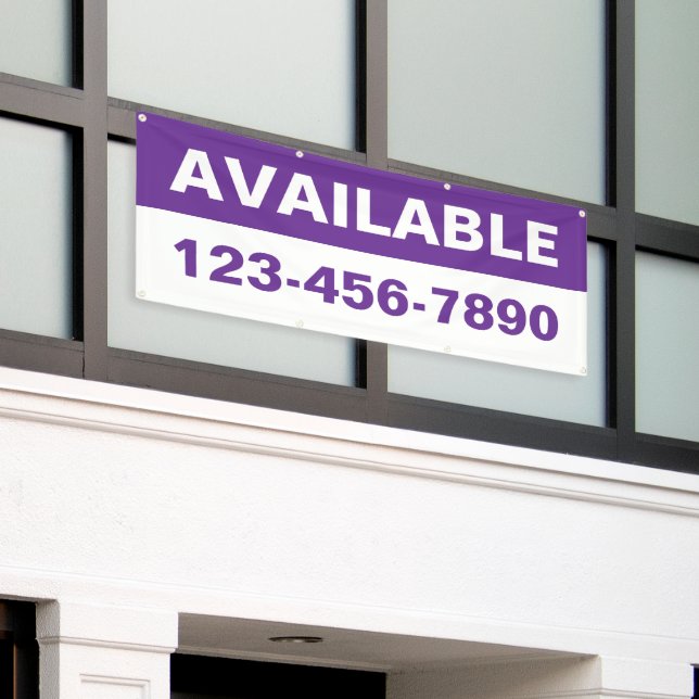 Customise Property Available Lease Rent Generic Banner (Outside Building)