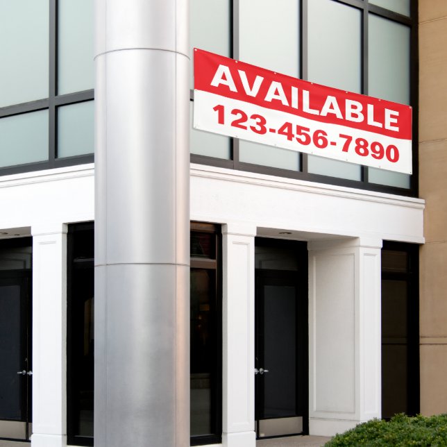 Customise Property Available Lease Rent Generic Banner (Outside Building)