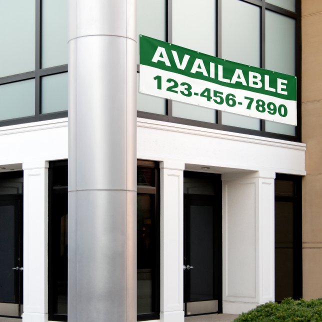 Customise Property Available Lease Rent Generic Banner (Outside Building)