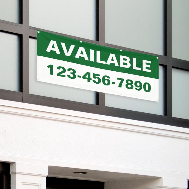 Customise Property Available Lease Rent Generic Banner (Outside Building)