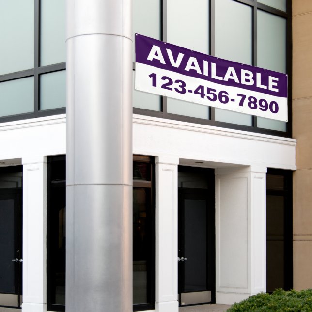 Customise Property Available Lease Rent Generic Banner (Outside Building)