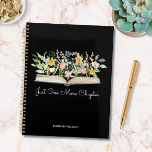 Customise Quote Watercolor Book Flower Floral 2025 Planner