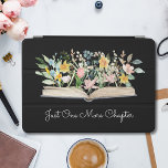 Customise Quote Watercolor Book Flower Floral iPad Pro Cover<br><div class="desc">Introducing our Customise Quote Watercolor Book Flower Floral iPad Air Cover. Featuring a pretty wildflower garden illustration on a book,  suitable for bookish and flower lovers or as gift for teacher appreciation day and librarian. Add nature touch to your electronic device and show your passion on reading.</div>