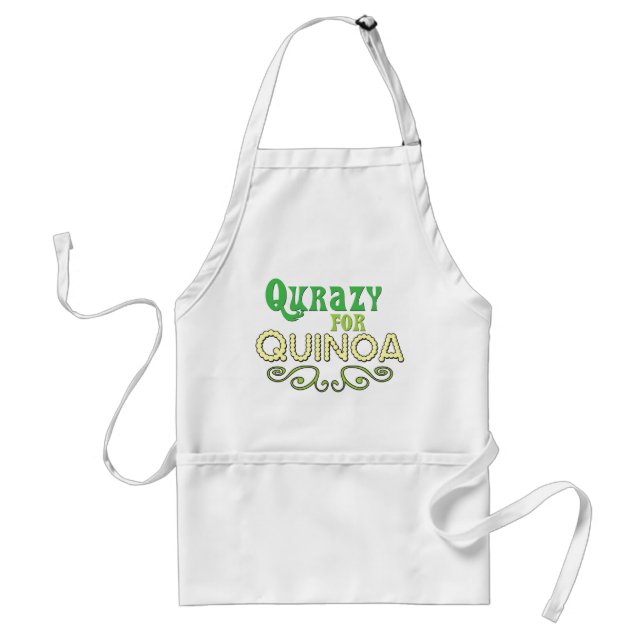 Customise Qurazy for Quinoa © - Funny Quinoa Quote Standard Apron (Front)