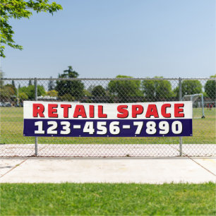 Customise Retail Space Available Business  Banner