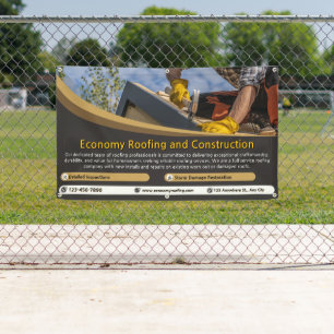 Customise Roofing Service Business Detailed 2 Banner