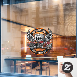 Customise Route 66 Café Garage Gas Station Biker