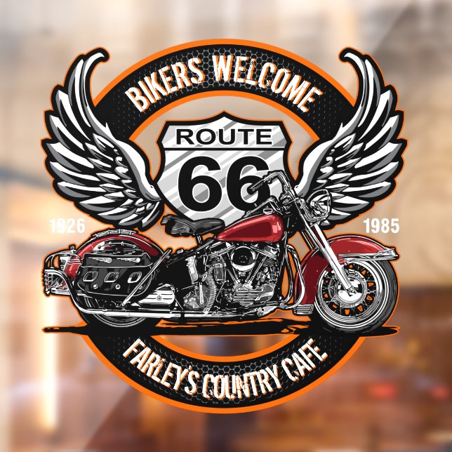 Customise Route 66 Café Garage Gas Station Biker  (Sheet 2)