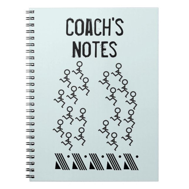 Customise - Running Coach Spiral Notebook (Front)