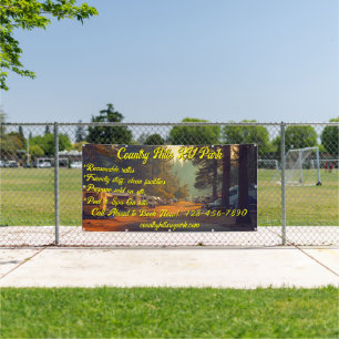 Customise RV Park Campground Highway Banner