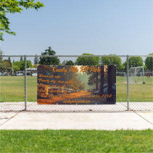 Customise RV Park Campground Highway  Banner