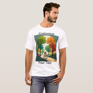 Customise Scenic Trail T-Shirt Bicycle