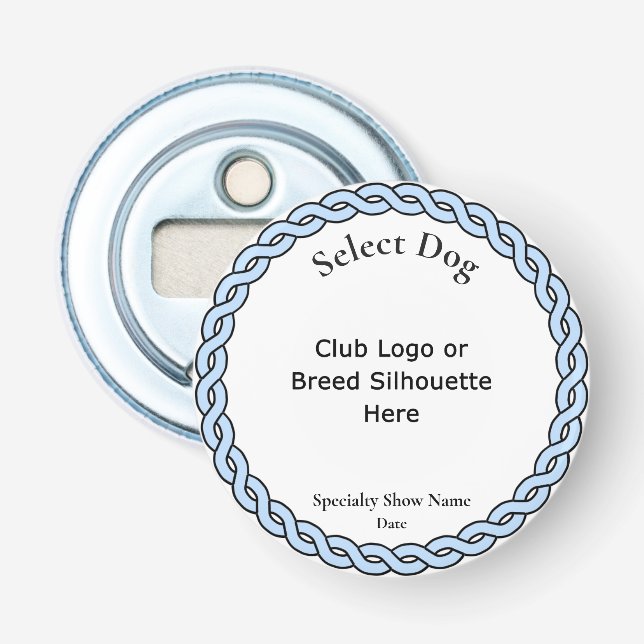 Customise Select Dog Award Bottle Opener (Front)
