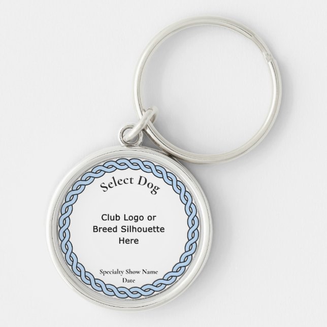 Customise Select Dog Award Key Ring (Front)