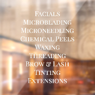 Customise Services List Basic for Beauty Salon Spa