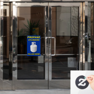 Customise Shop Logo Propane Cylinders Filled Here