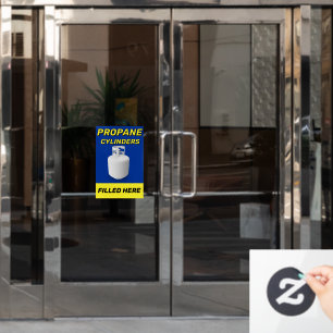 Customise Shop Logo Propane Cylinders Filled Here