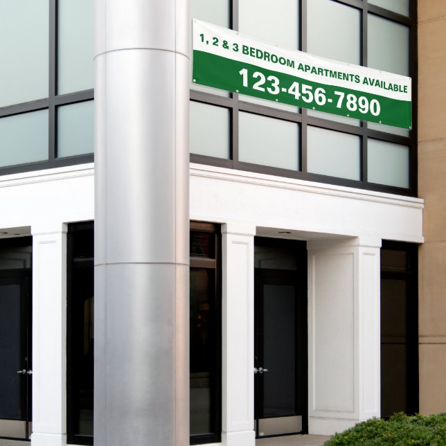 Customise Simple Large Apartment Complex Banner (Outside Building)