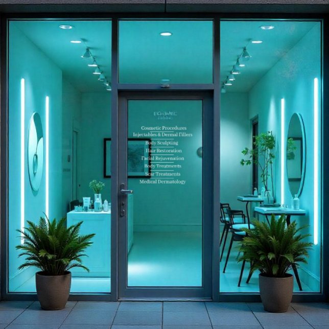 Customise Skin Care Cosmetic Services List Door (Creator Uploaded)