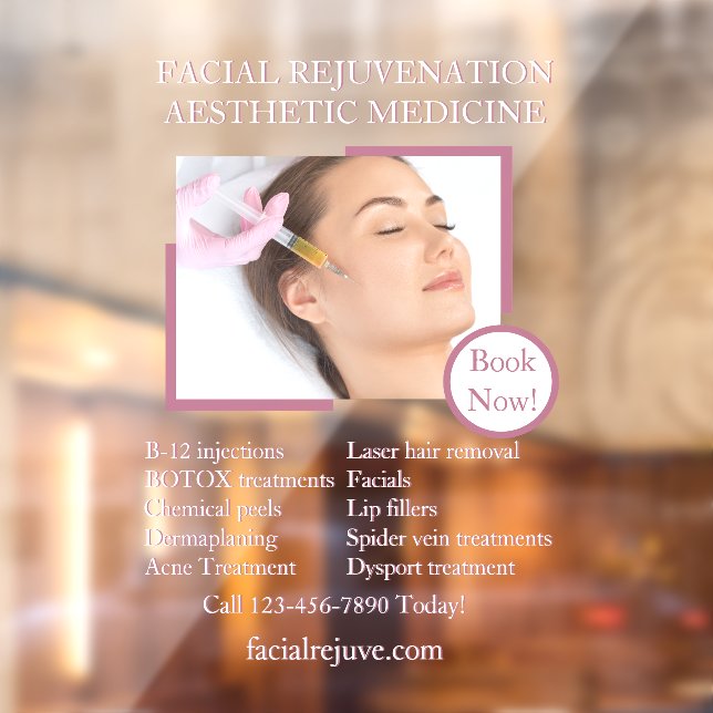 Customise Skin Treatment Botox Facials Detailed 2 (Sheet 2)