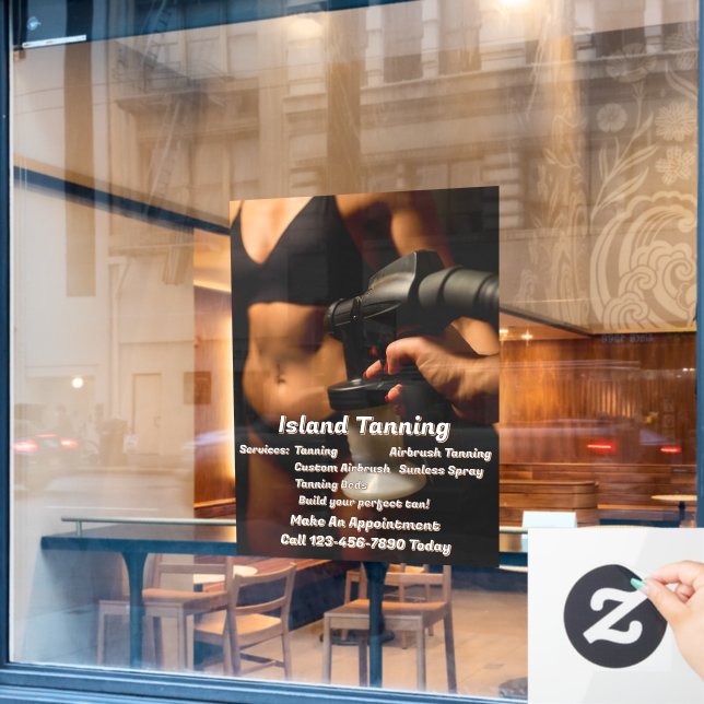 Customise Spray Tanning Booth Business  (Cafe Window)