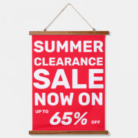 Customise Summer Clearance Sale Percentage Off
