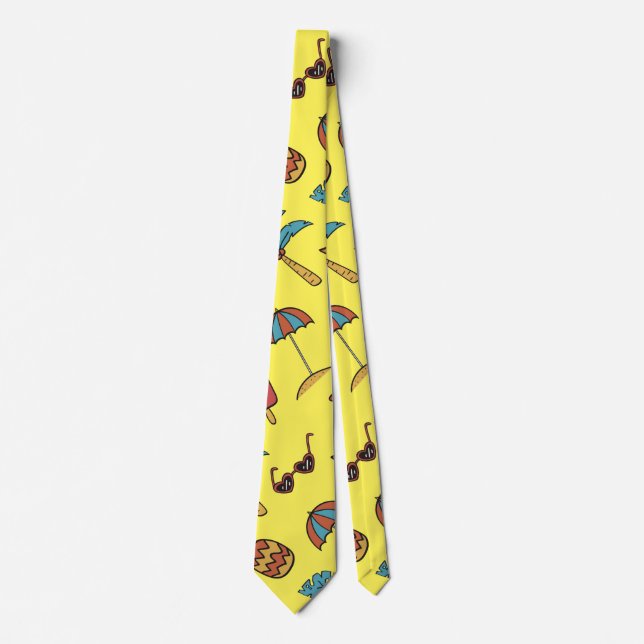 Customise Summer Pattern Tie (Front)