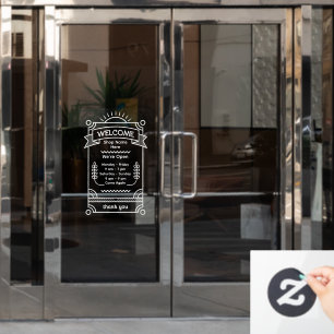 Customise Sunrise Restaurant Cafe Shop Open Hours