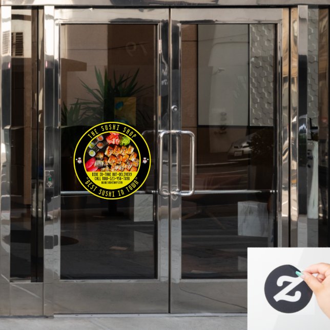 Customise Sushi Restaurant Front Door (Office Door)