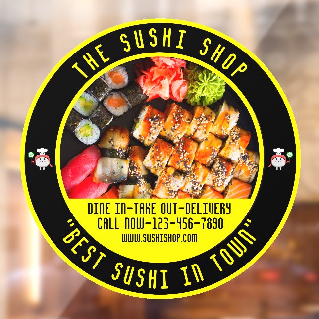 Customise Sushi Restaurant Large Front (Sheet 2)