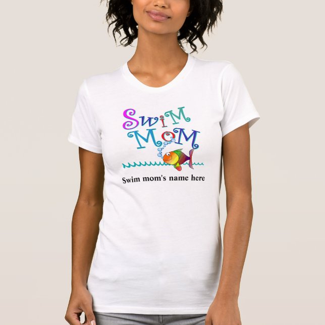 Customise Swim Mum T-Shirt (Front)