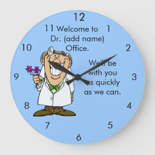 Customise Text Dr.'s Office Clock