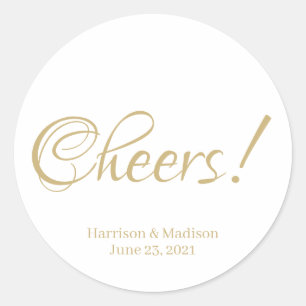 customise text Wedding gift favour tag stickers