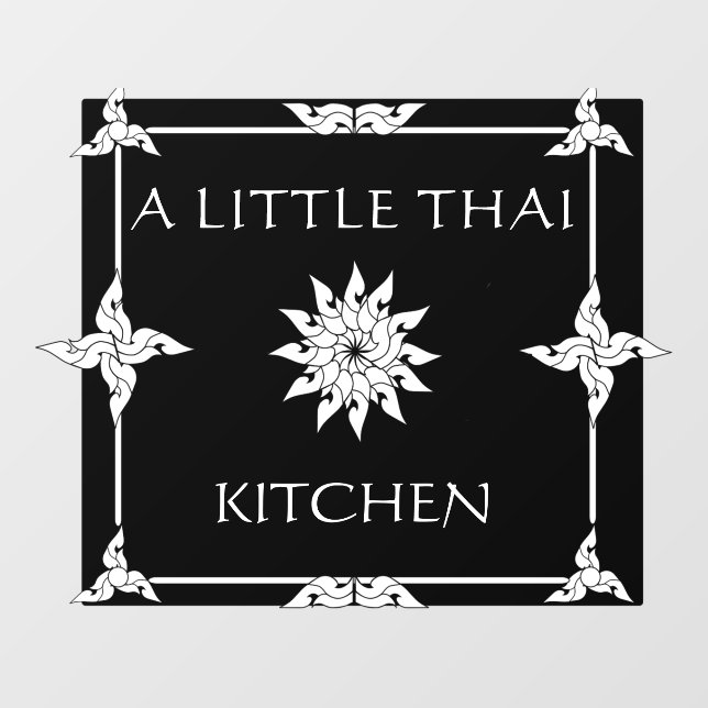Customise Thai Restaurant Thailand Flower (Sheet)