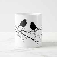 Customise the Colour Two Birds in Tree Nature