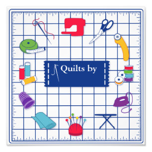 Customise the Label Quilt Time Photo Print