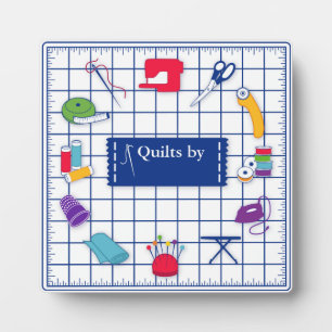 Customise the Label Quilt Time Plaque