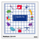 Customise the Label Quilt Wall Decal