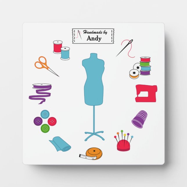 Customise the Label Sew Right Plaque (Front)