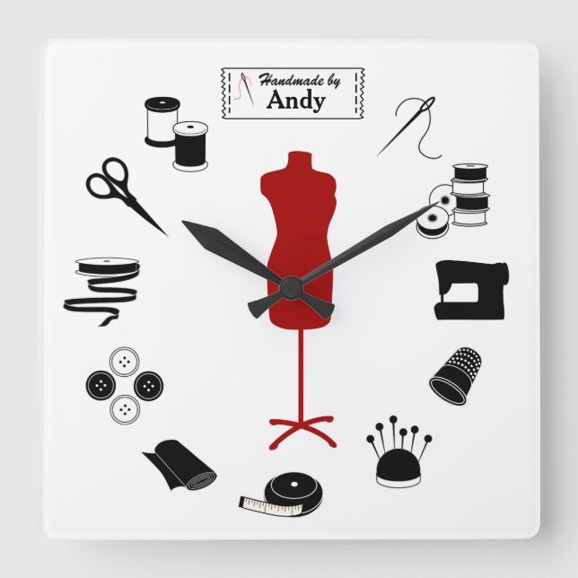 Customise the Label Wall Clock (Front)