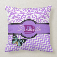 Customise these fancy purple and butterfly