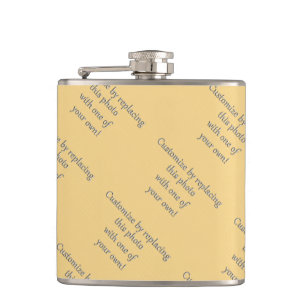 Customise This! Add Your Art or Photograph Hip Flask