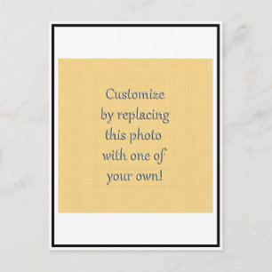 Customise This! Add Your Art or Photograph Postcard