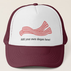 Customise this Bacon Rashers graphic Trucker Hat