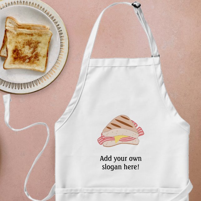 Customise this Bacon Sandwich graphic Standard Apron (Creator Uploaded)