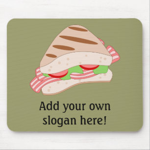 Customise this BLT Sandwich Graphic Mouse Pad