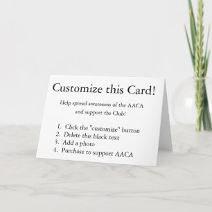 Customise this Card! Card